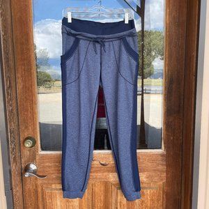 LULULEMON heather blue joggers  *size M
